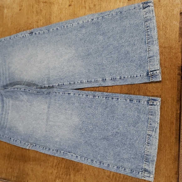 Forever 21 Premium Denim Mid Rise Wide Leg Jeans Size 28 - Picture 9 of 11
